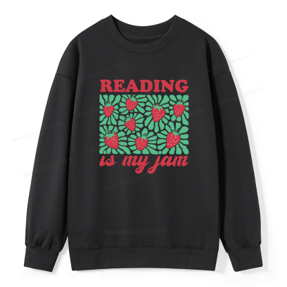 Pagewings Reading Is My Jam Unisex Classic Sweatshirt