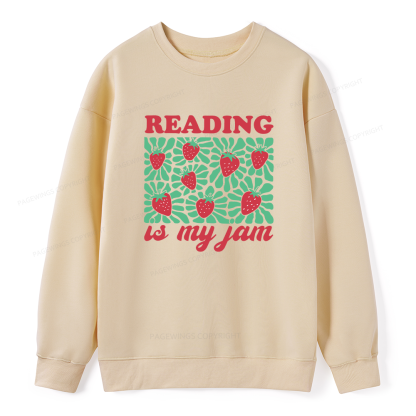 Pagewings Reading Is My Jam Unisex Classic Sweatshirt