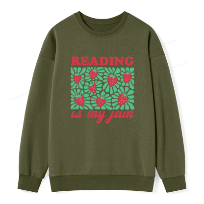 Pagewings Reading Is My Jam Unisex Classic Sweatshirt