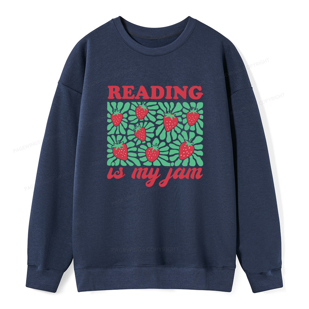 Pagewings Reading Is My Jam Unisex Classic Sweatshirt