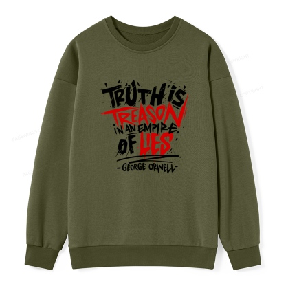 Pagewings Truth Is Treason In An Empire Of Lies Unisex Classic Sweatshirt