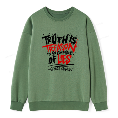 Pagewings Truth Is Treason In An Empire Of Lies Unisex Classic Sweatshirt