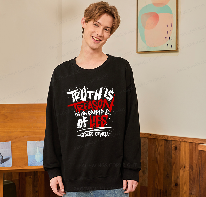Pagewings Truth Is Treason In An Empire Of Lies Unisex Classic Sweatshirt
