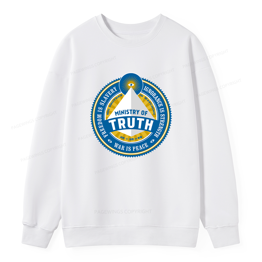 Pagewings Ministry of Truth Unisex Classic Sweatshirt