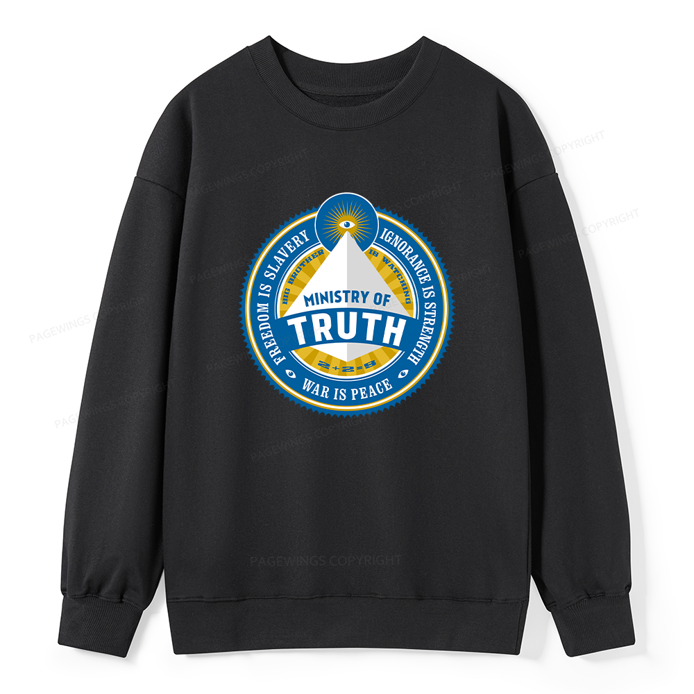 Pagewings Ministry of Truth Unisex Classic Sweatshirt