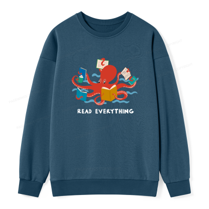 Pagewings Read Everything Unisex Classic Sweatshirt