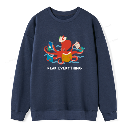 Pagewings Read Everything Unisex Classic Sweatshirt