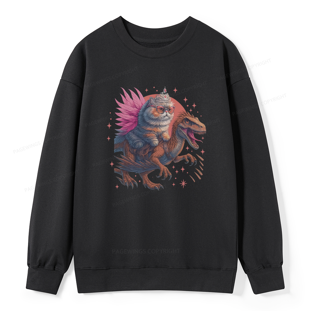 Pagewings Vintage Book Lover Princess Unisex Classic Sweatshirt