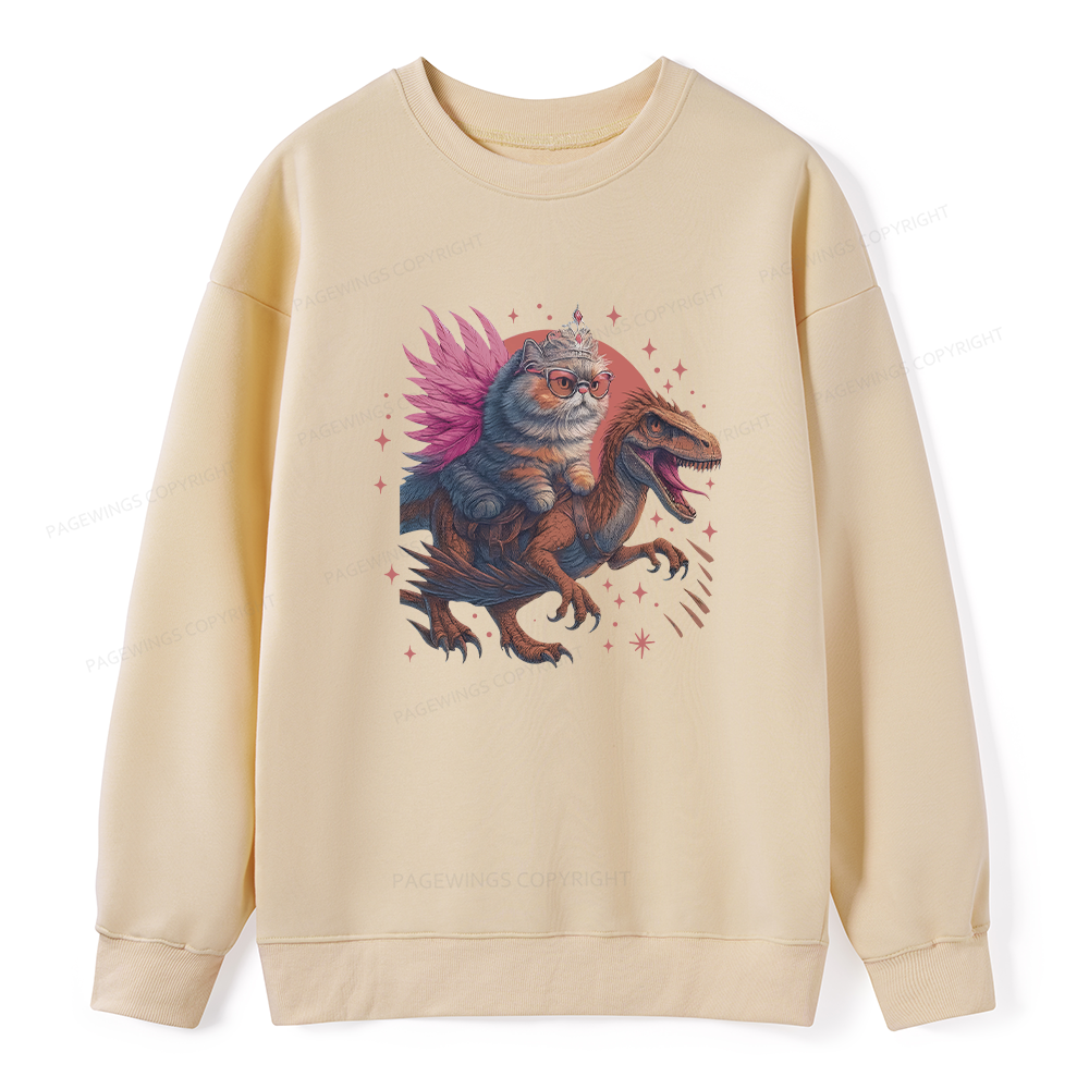 Pagewings Vintage Book Lover Princess Unisex Classic Sweatshirt