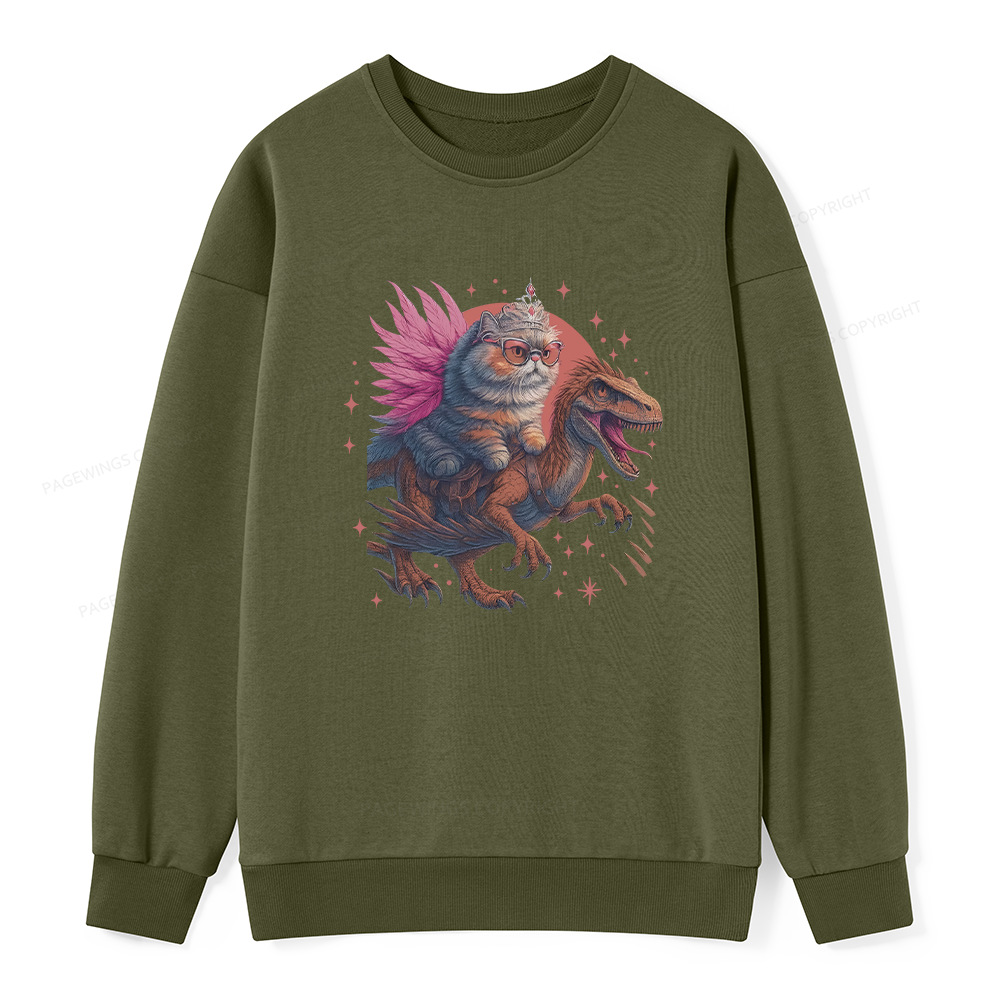 Pagewings Vintage Book Lover Princess Unisex Classic Sweatshirt