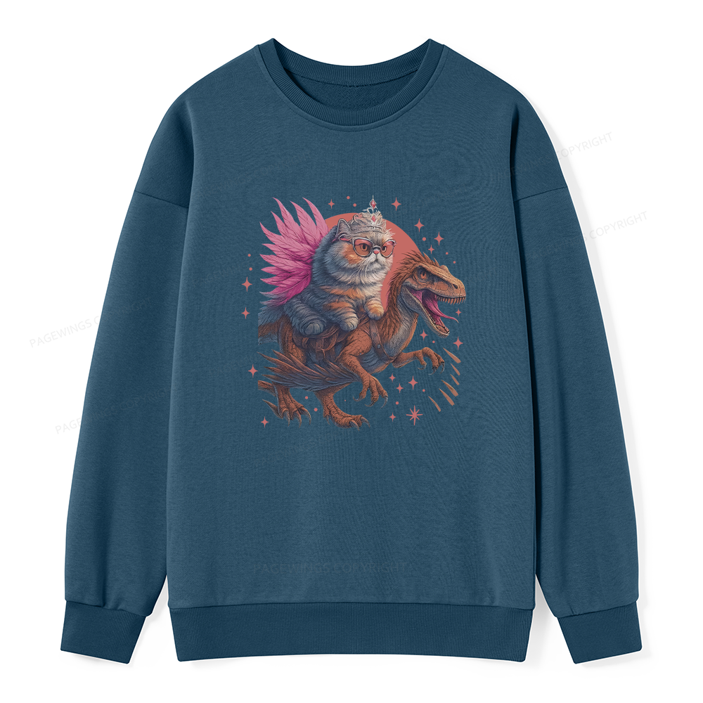 Pagewings Vintage Book Lover Princess Unisex Classic Sweatshirt