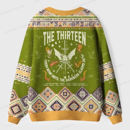 Pagewings The Thirteen Unisex Ugly Cardigan Sweaters