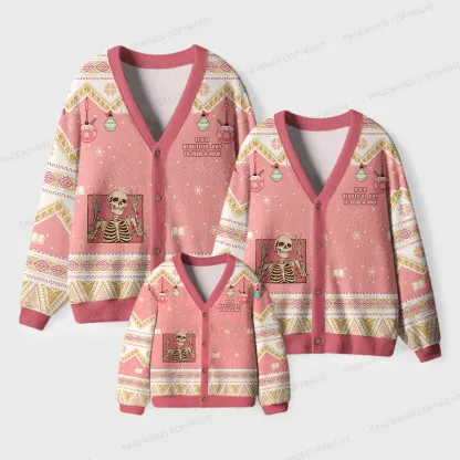 Pagewings It's A Beautiful Day To Read A Book Unisex Ugly Cardigan Sweaters