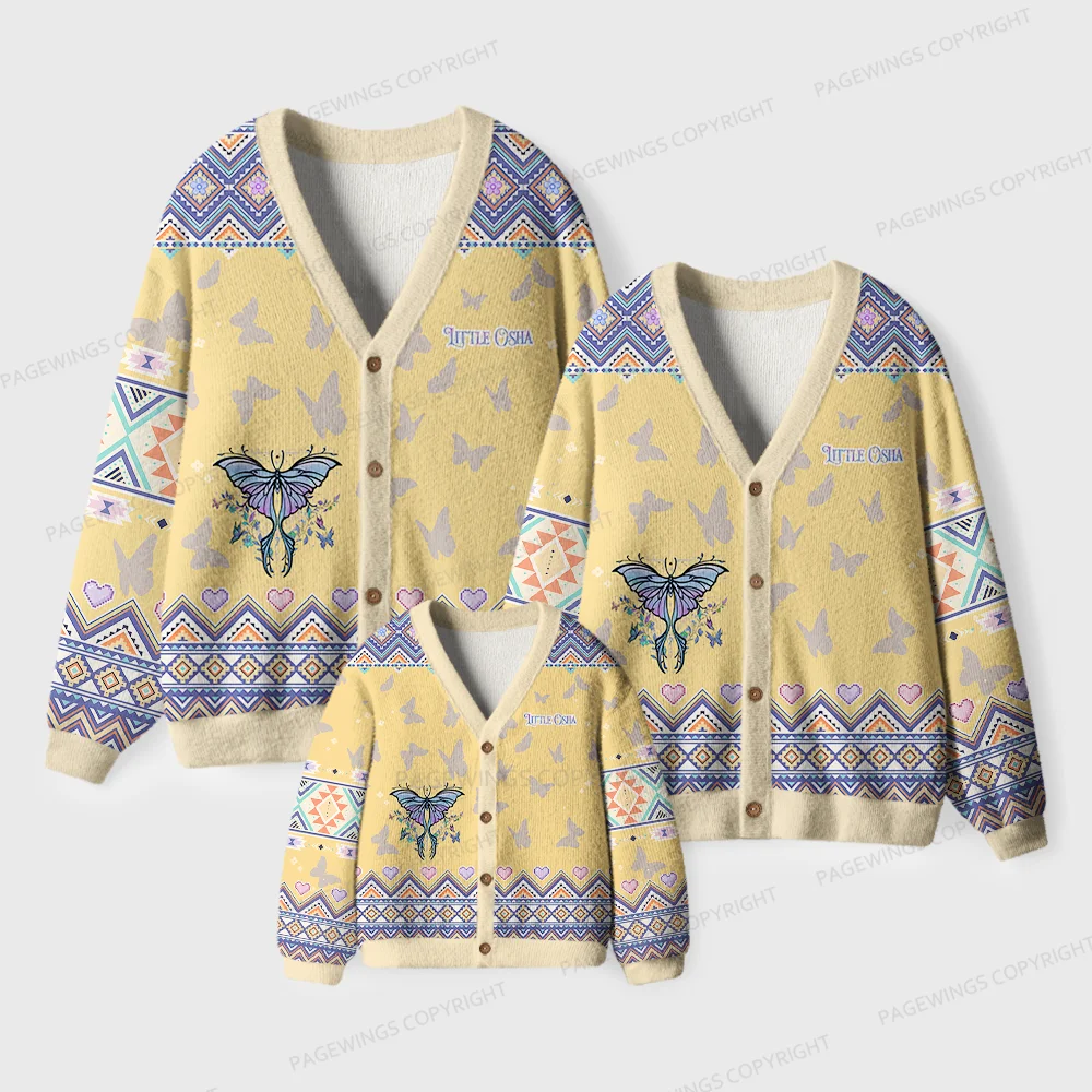 Pagewings Little Oshia Unisex Ugly Cardigan Sweaters