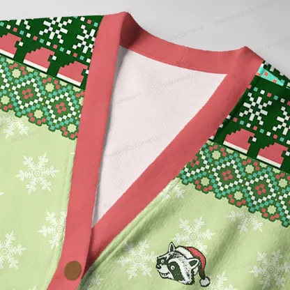 Pagewings From The Windows To The Walls I'm About To Deck These Halls Unisex Ugly Cardigan Sweaters