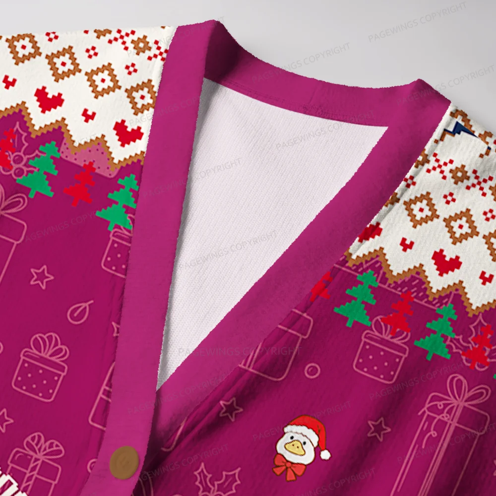 Pagewings Silly Goose Book Club Unisex Ugly Cardigan Sweaters