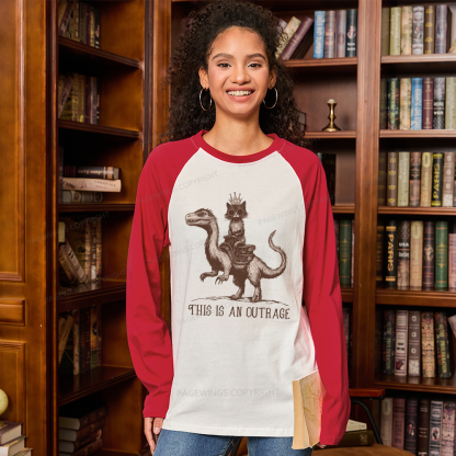 Pagewings Sci-Fi Book Lovers Long Sleeve Raglan T-shirt