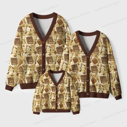 Pagewings Read Unisex Ugly Cardigan Sweaters
