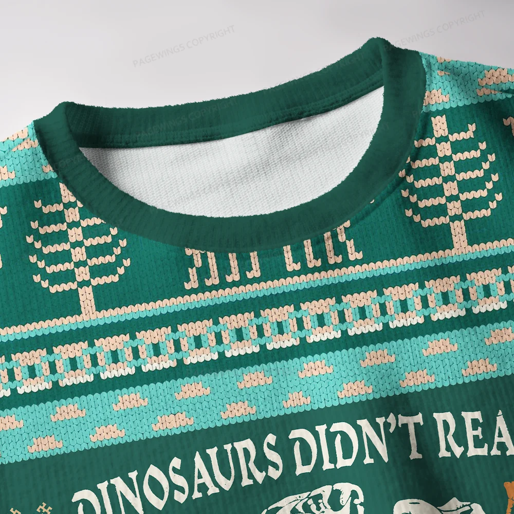 Pagewings Read And We Know What Happened To Them Unisex Ugly Knit Sweatshirt