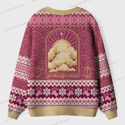 Pagewings Stormblessed Unisex Ugly Cardigan Sweaters