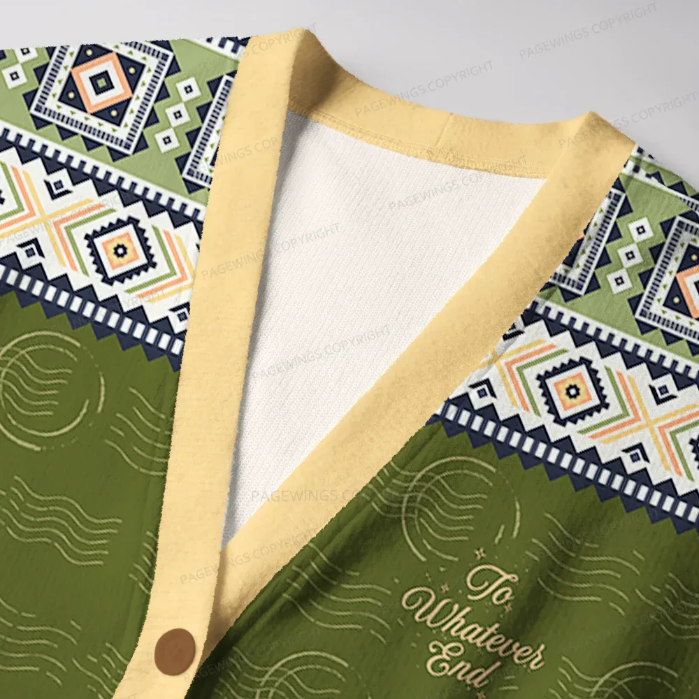 Pagewings To Whatever End Unisex Ugly Cardigan Sweaters