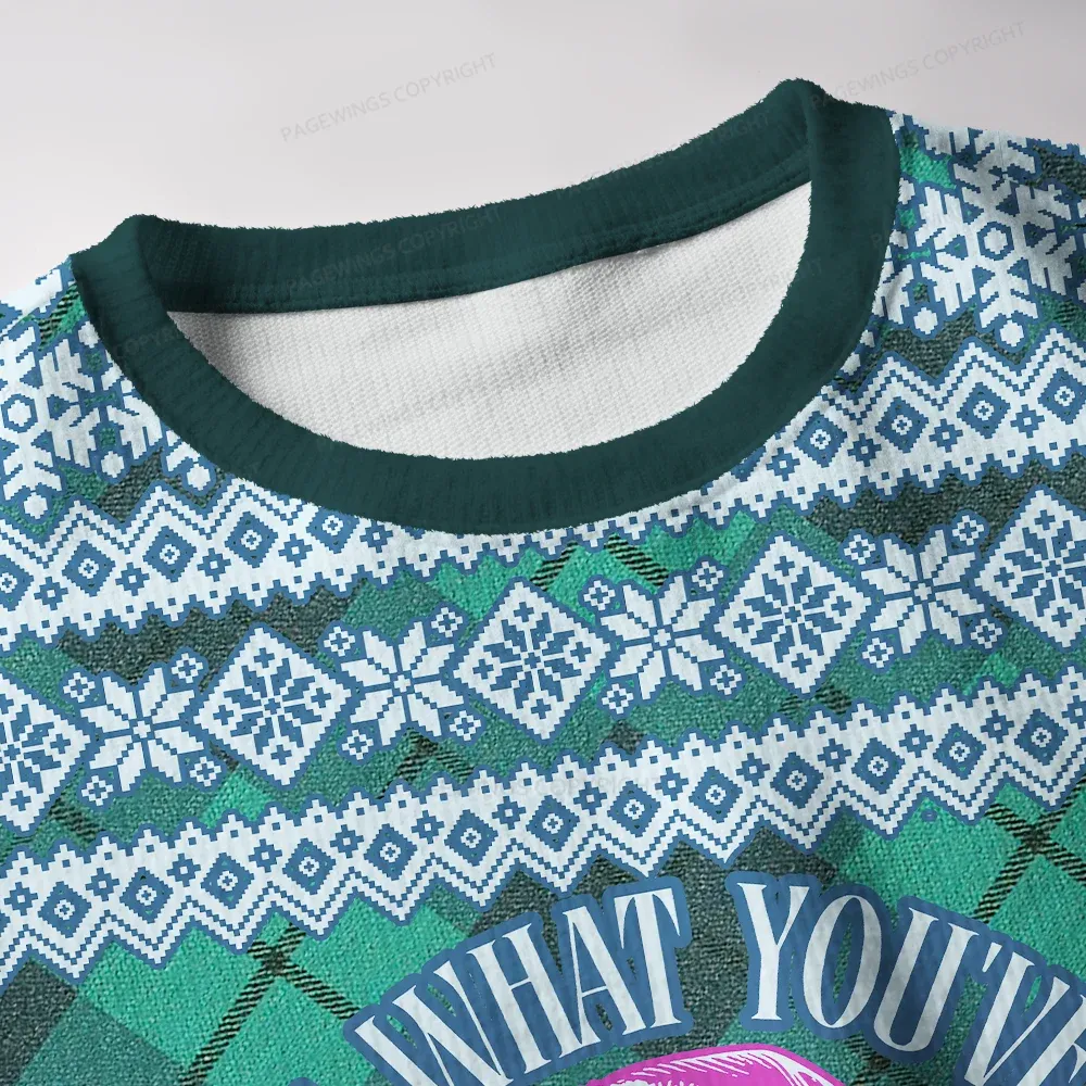 Pagewings Society Of Obstinate Headstrong Girls Unisex Ugly Knit Sweatshirt