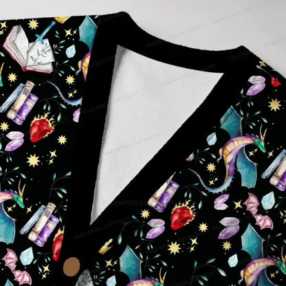 Pagewings Fantasy Reader Unisex Ugly Cardigan Sweaters