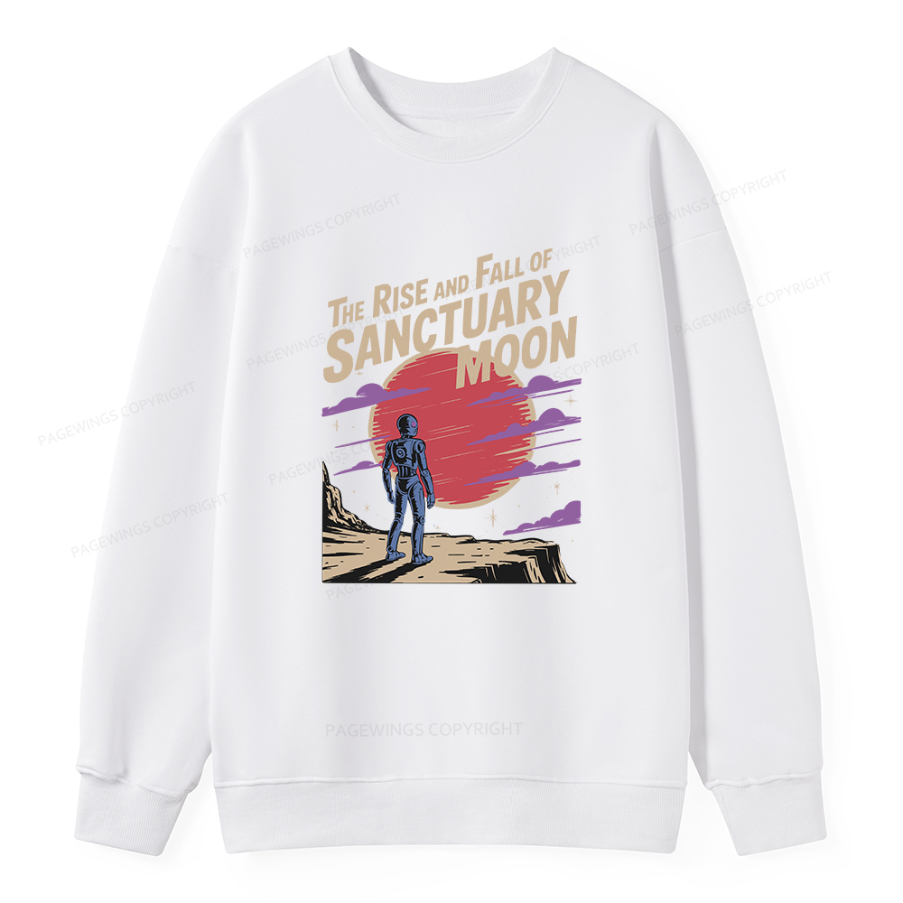 Pagewings The Rise And Fall Of Sanctuary Moon Unisex Classic Sweatshirt