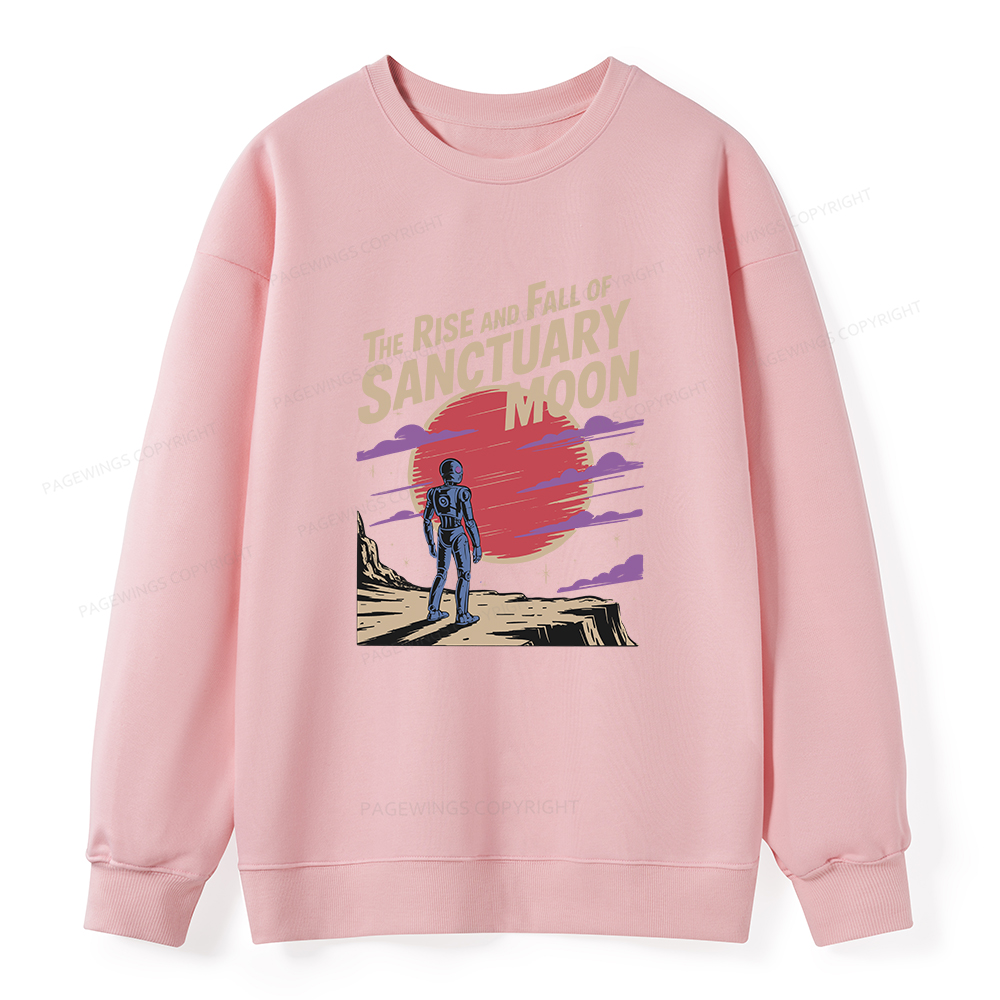 Pagewings The Rise And Fall Of Sanctuary Moon Unisex Classic Sweatshirt