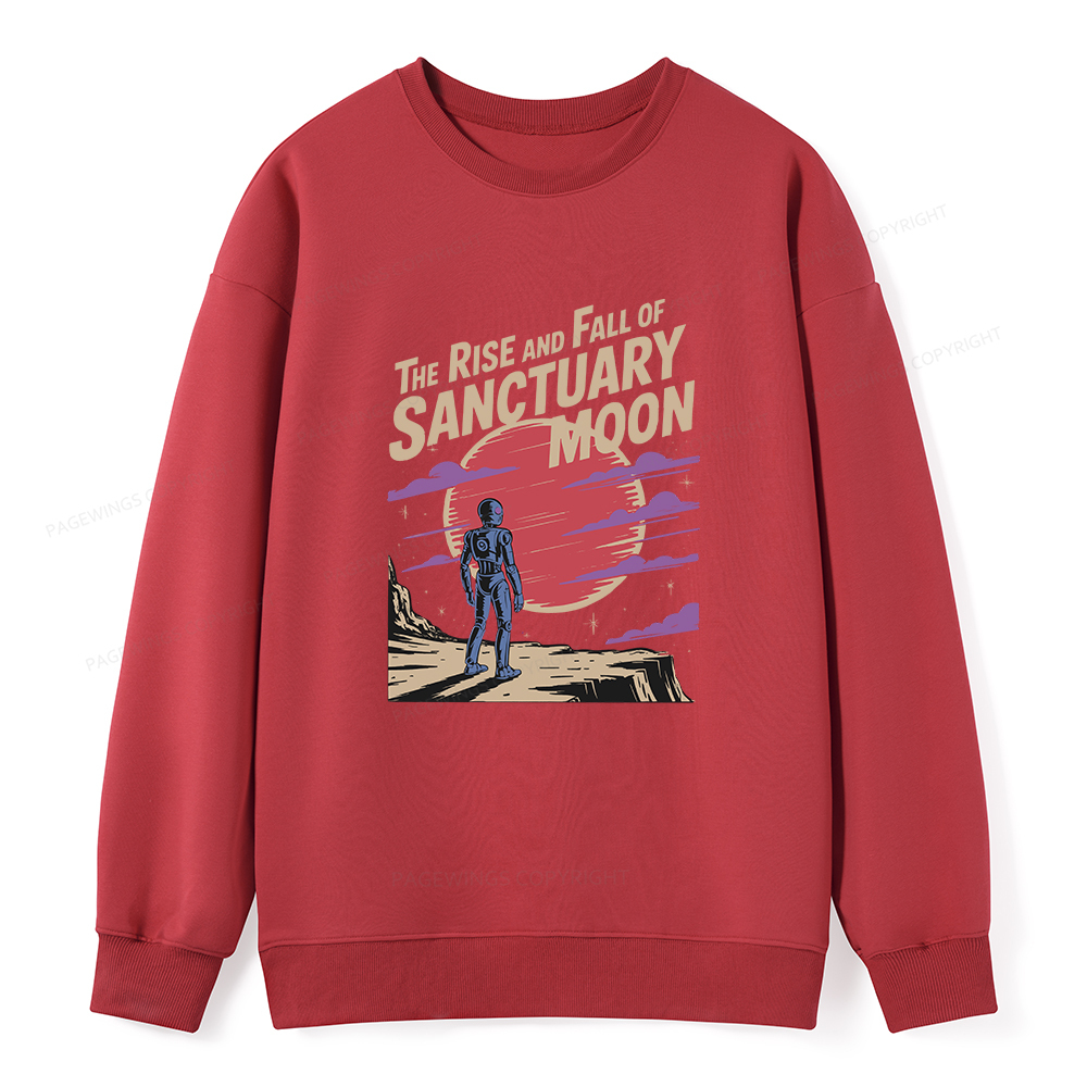 Pagewings The Rise And Fall Of Sanctuary Moon Unisex Classic Sweatshirt