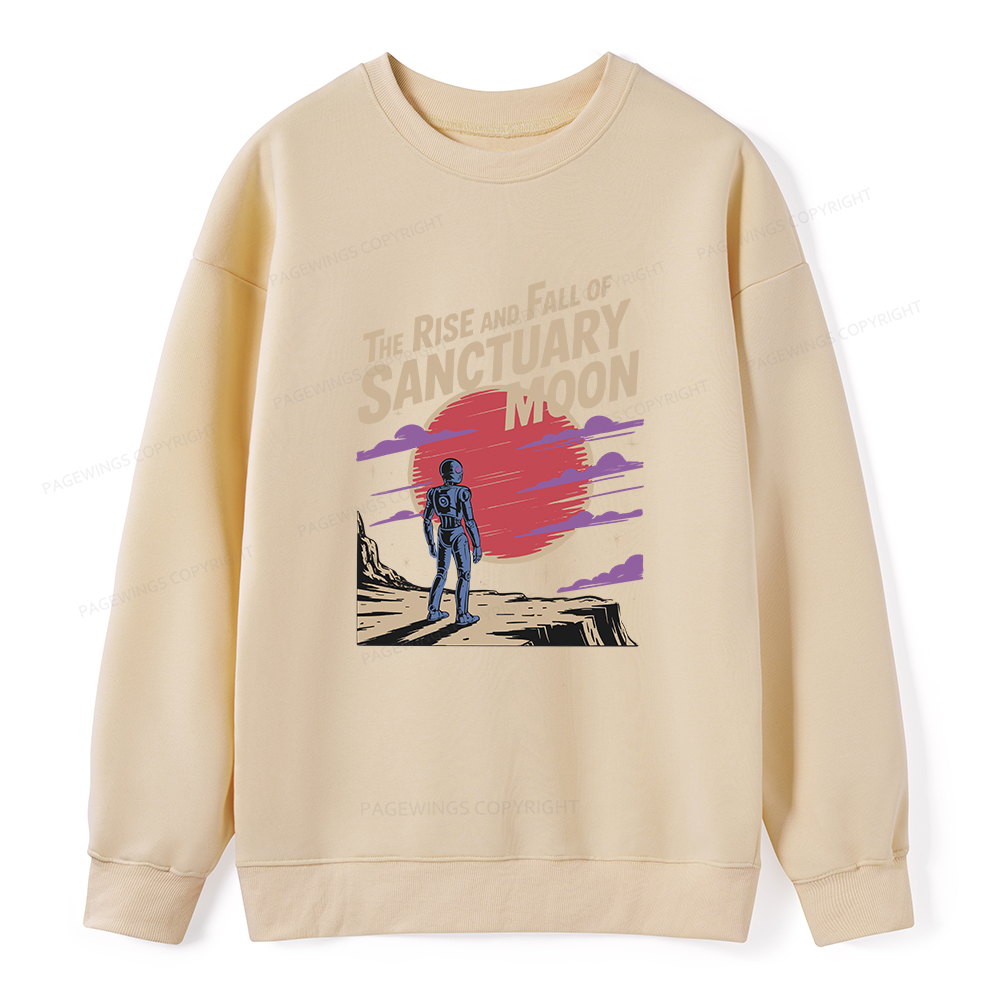 Pagewings The Rise And Fall Of Sanctuary Moon Unisex Classic Sweatshirt