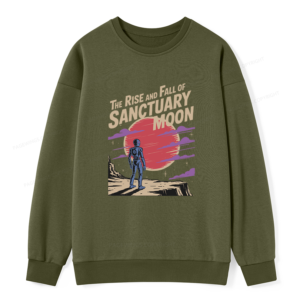 Pagewings The Rise And Fall Of Sanctuary Moon Unisex Classic Sweatshirt