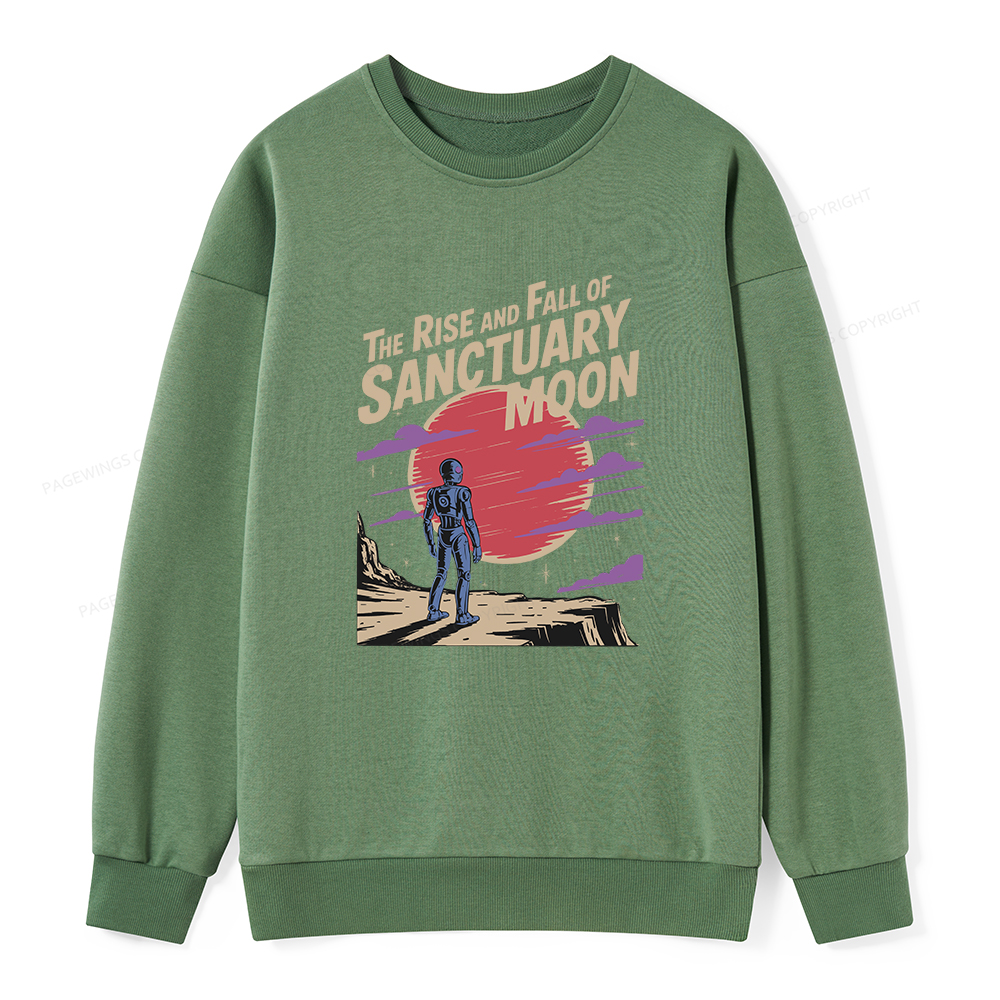 Pagewings The Rise And Fall Of Sanctuary Moon Unisex Classic Sweatshirt