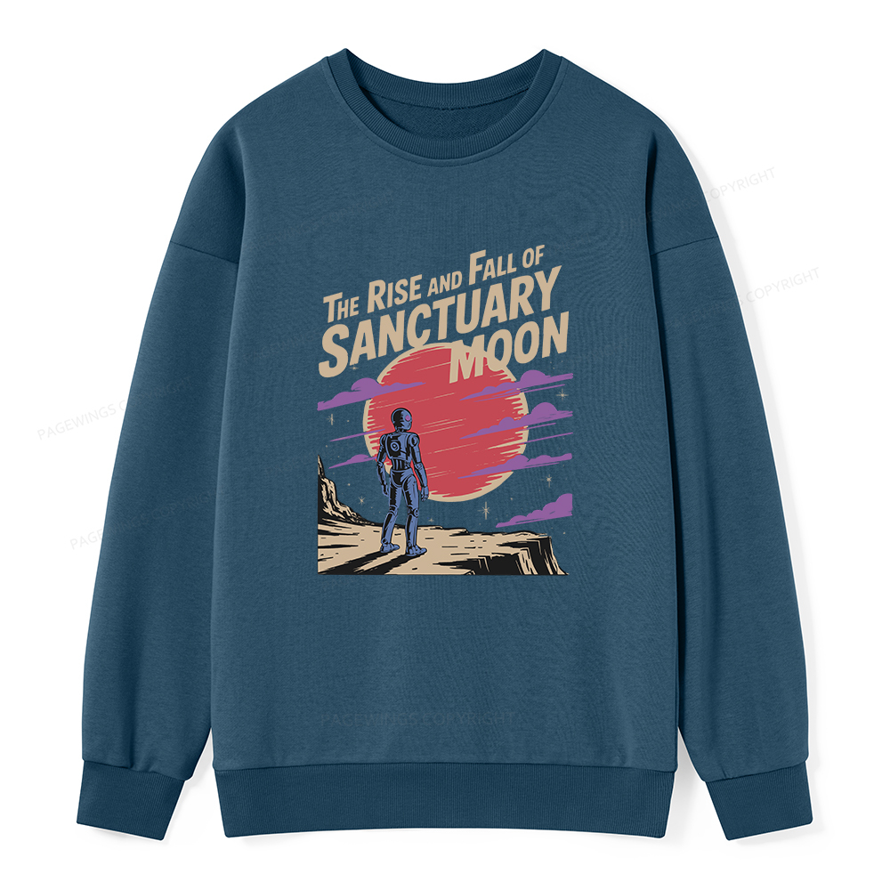 Pagewings The Rise And Fall Of Sanctuary Moon Unisex Classic Sweatshirt