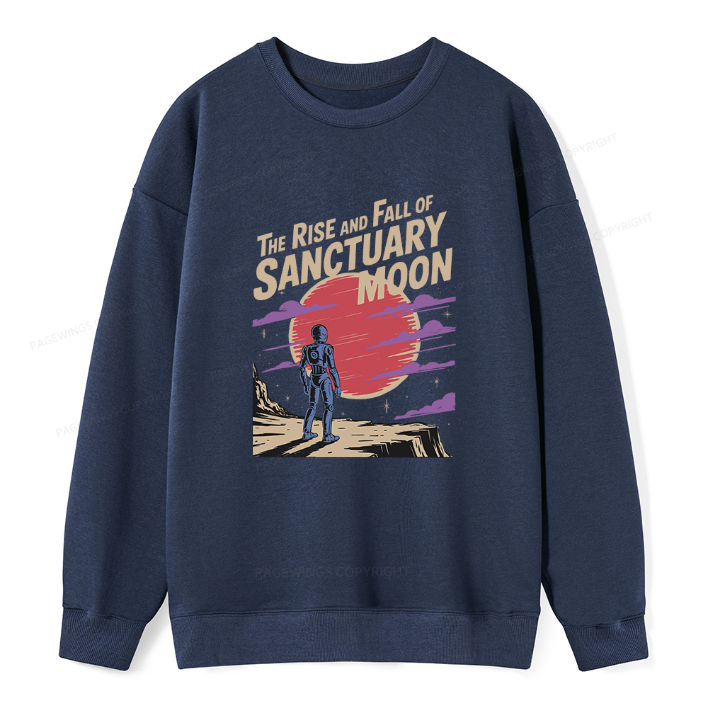 Pagewings The Rise And Fall Of Sanctuary Moon Unisex Classic Sweatshirt