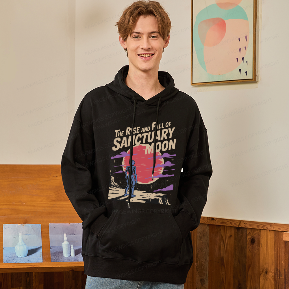 Pagewings The Rise And Fall Of Sanctuary Moon Unisex Classic Hoodie