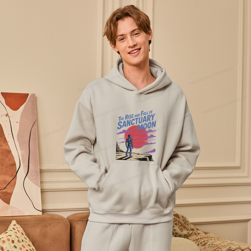 Pagewings The Rise And Fall Of Sanctuary Moon Unisex Fleece Hoodie Set