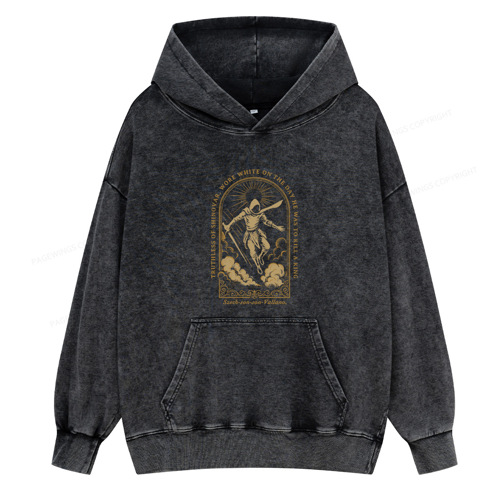 Pagewings Truthless of Shinovar Unisex Washed Hoodie