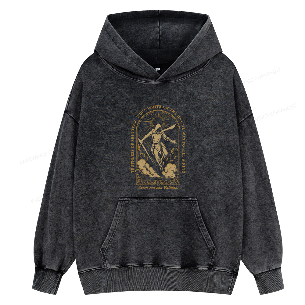 Pagewings Truthless of Shinovar Unisex Washed Hoodie