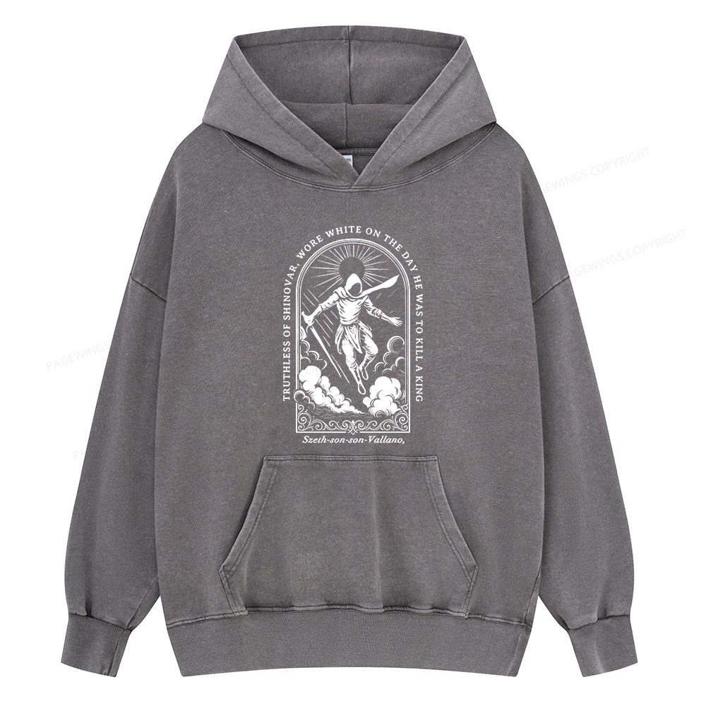 Pagewings Truthless of Shinovar Unisex Washed Hoodie