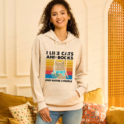 Pagewings Like Book And Maybe 3 People Unisex Classic Hoodie