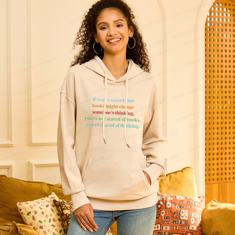 Pagewings Censorship Social Justice Shirt Booktrovert Unisex Classic Hoodie