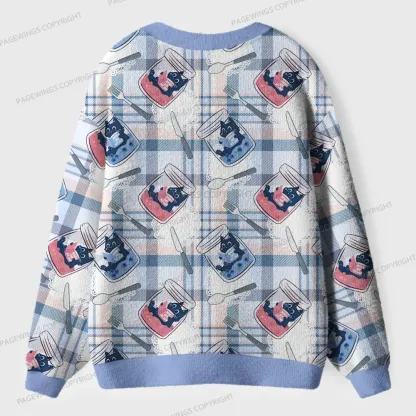 Pagewings Books Are My Jam Unisex Ugly Cardigan Sweaters