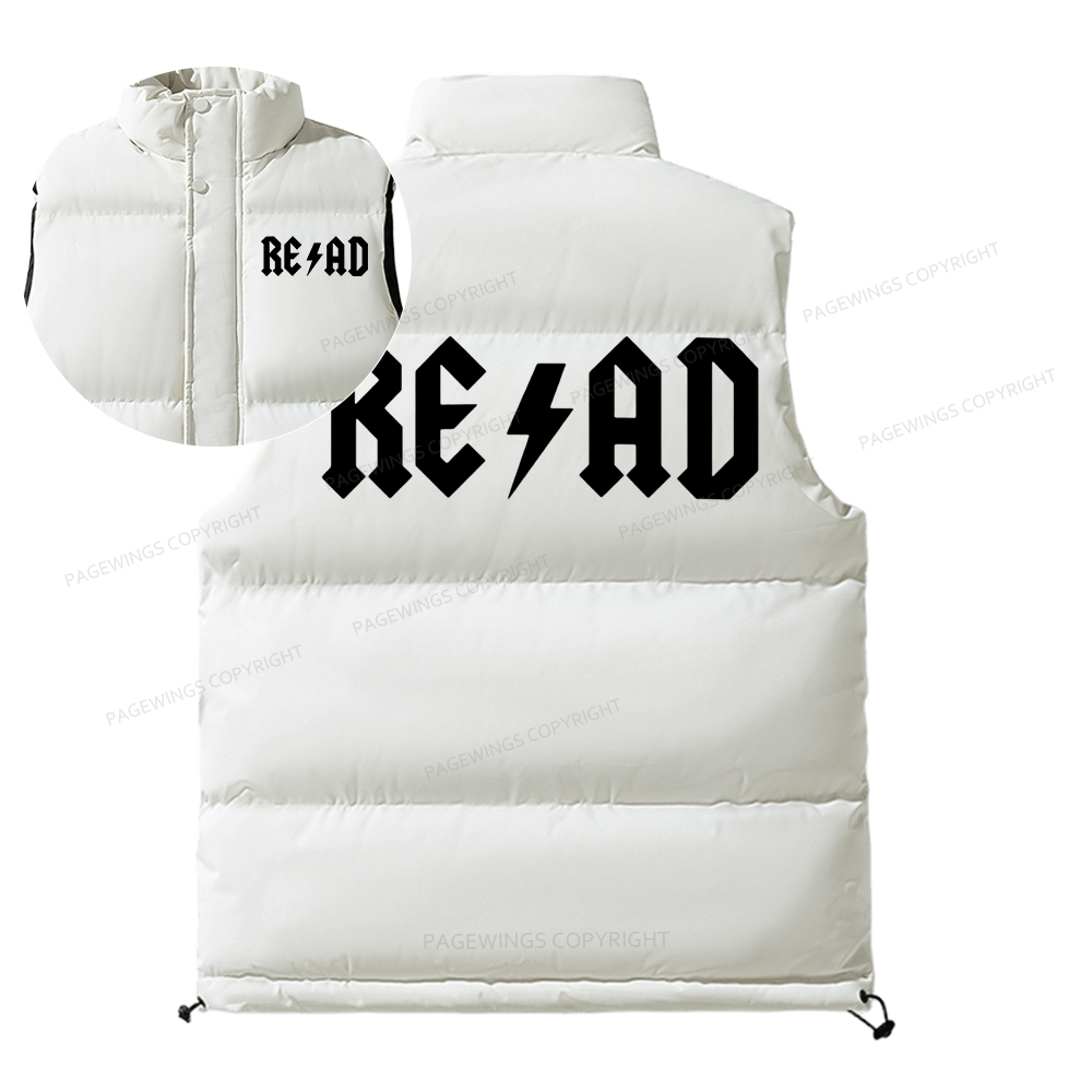 Pagewings Read Back In The Library Unisex Sleeveless Jacket