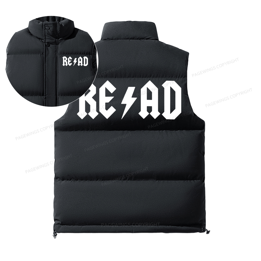 Pagewings Read Back In The Library Unisex Sleeveless Jacket