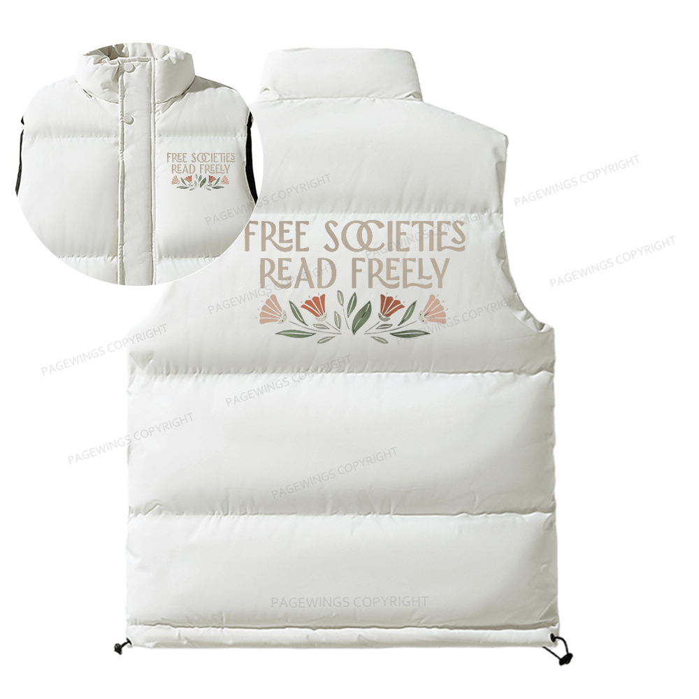 Pagewings Read Freely Unisex Sleeveless Jacket