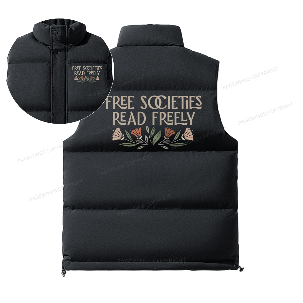 Pagewings Read Freely Unisex Sleeveless Jacket