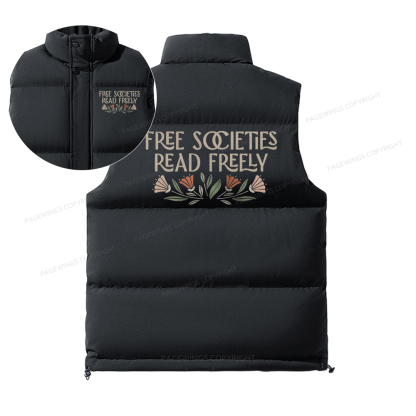 Pagewings Read Freely Unisex Sleeveless Jacket