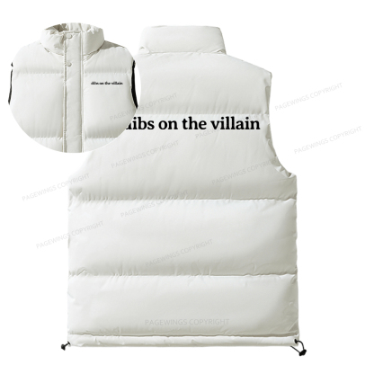 Pagewings Dibs On The Villain Unisex Sleeveless Jacket