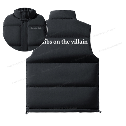 Pagewings Dibs On The Villain Unisex Sleeveless Jacket